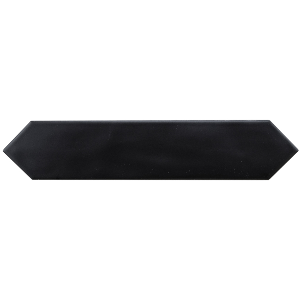 Rustic Wandtegel Spike 5x25cm Spike Mat Black